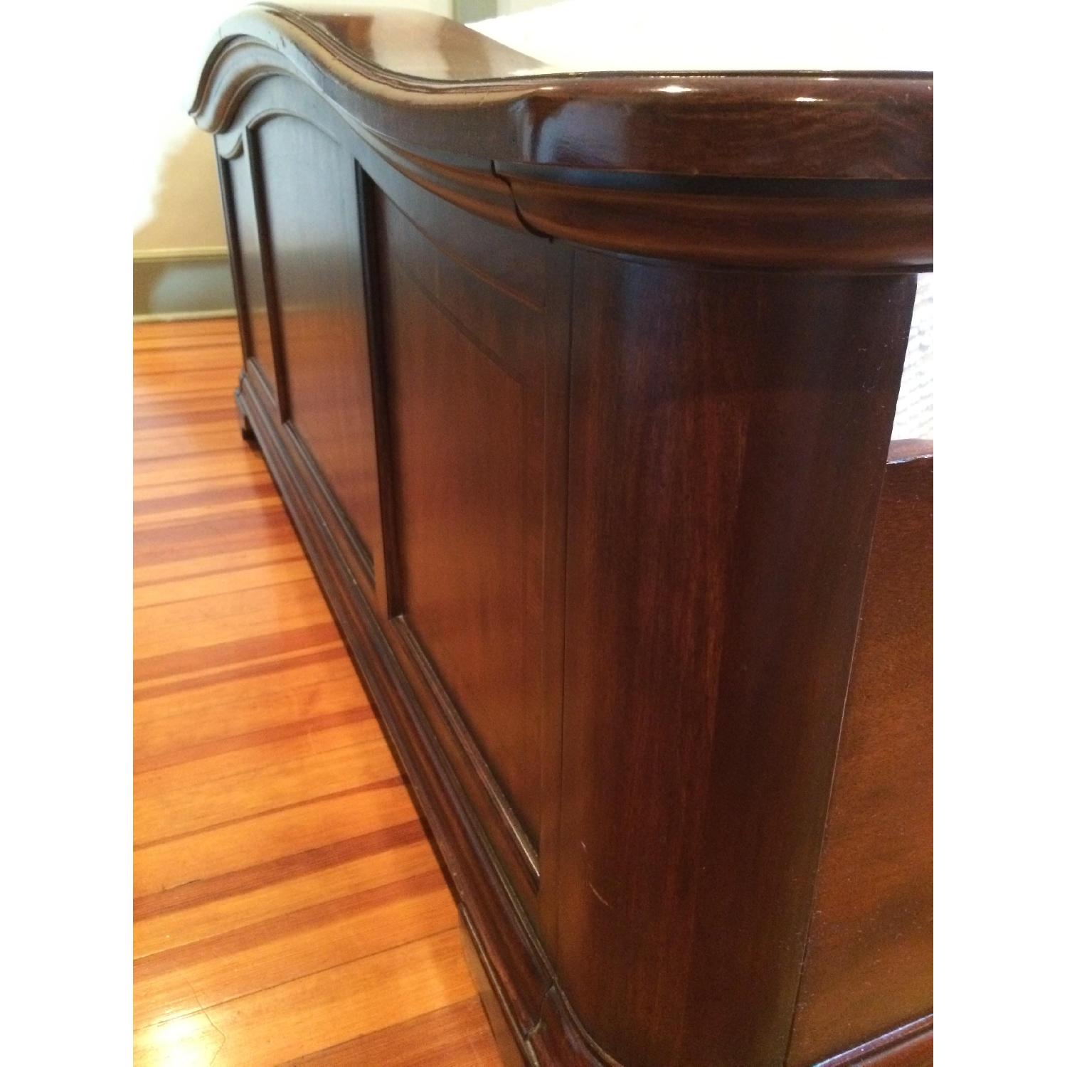 Queen Size Sleigh Bed Frame - image-3