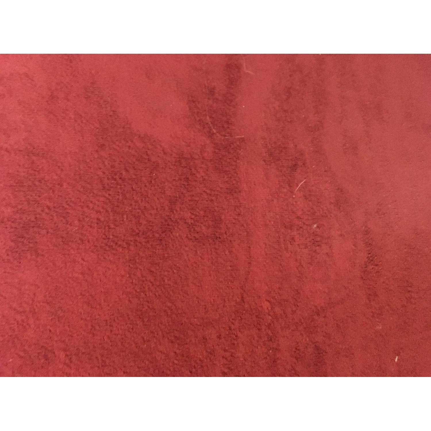 Raymour & Flanigan Scarlet Microfiber Sofa - image-5