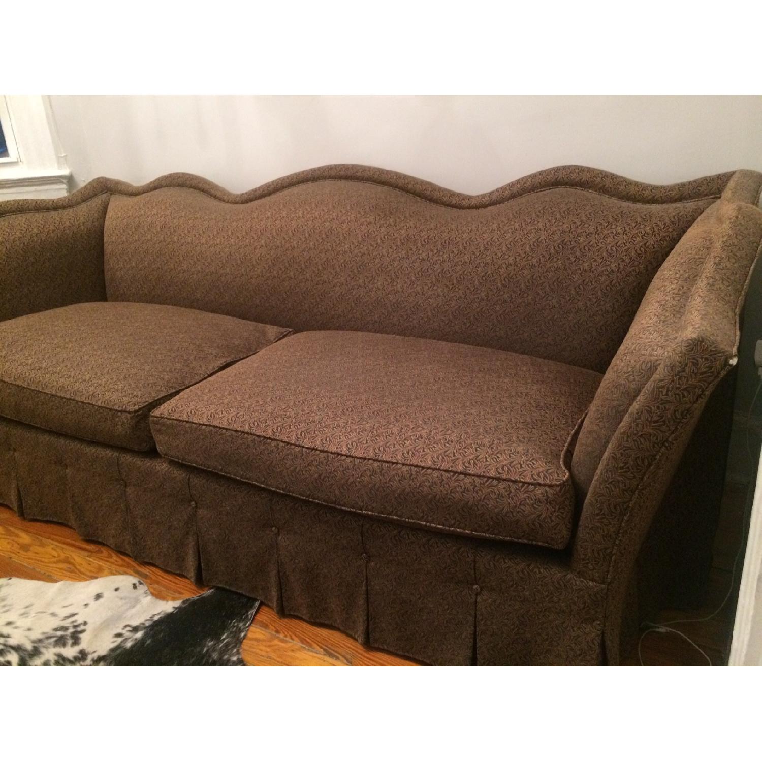 Vintage Camelback Sofa - image-2