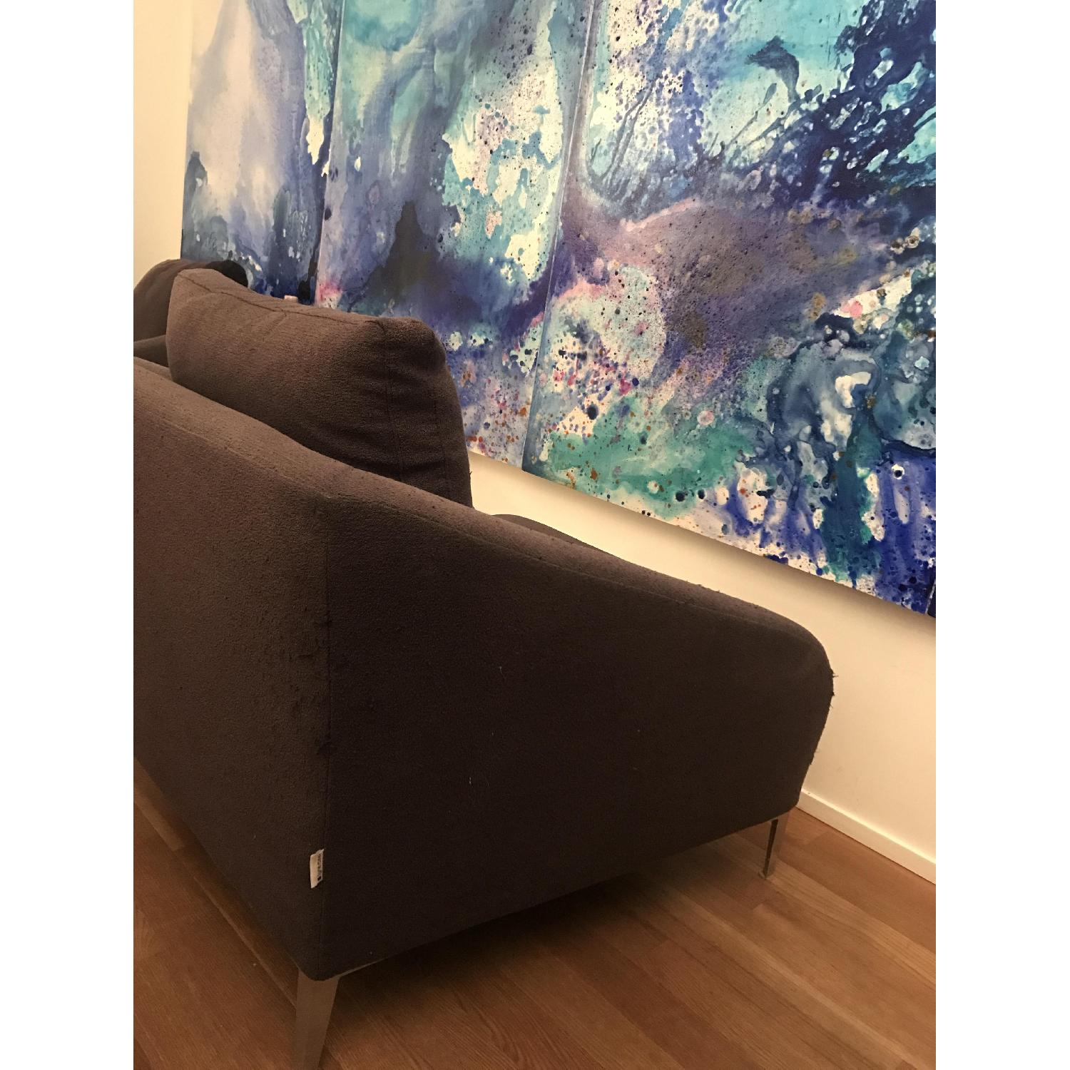 Ligne Roset Purple Armchair - image-3