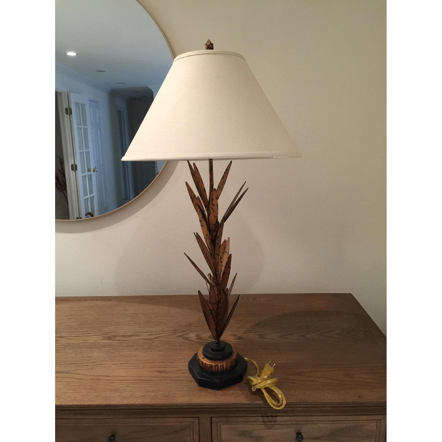 Black & Brown Base Table Lamp - image-1