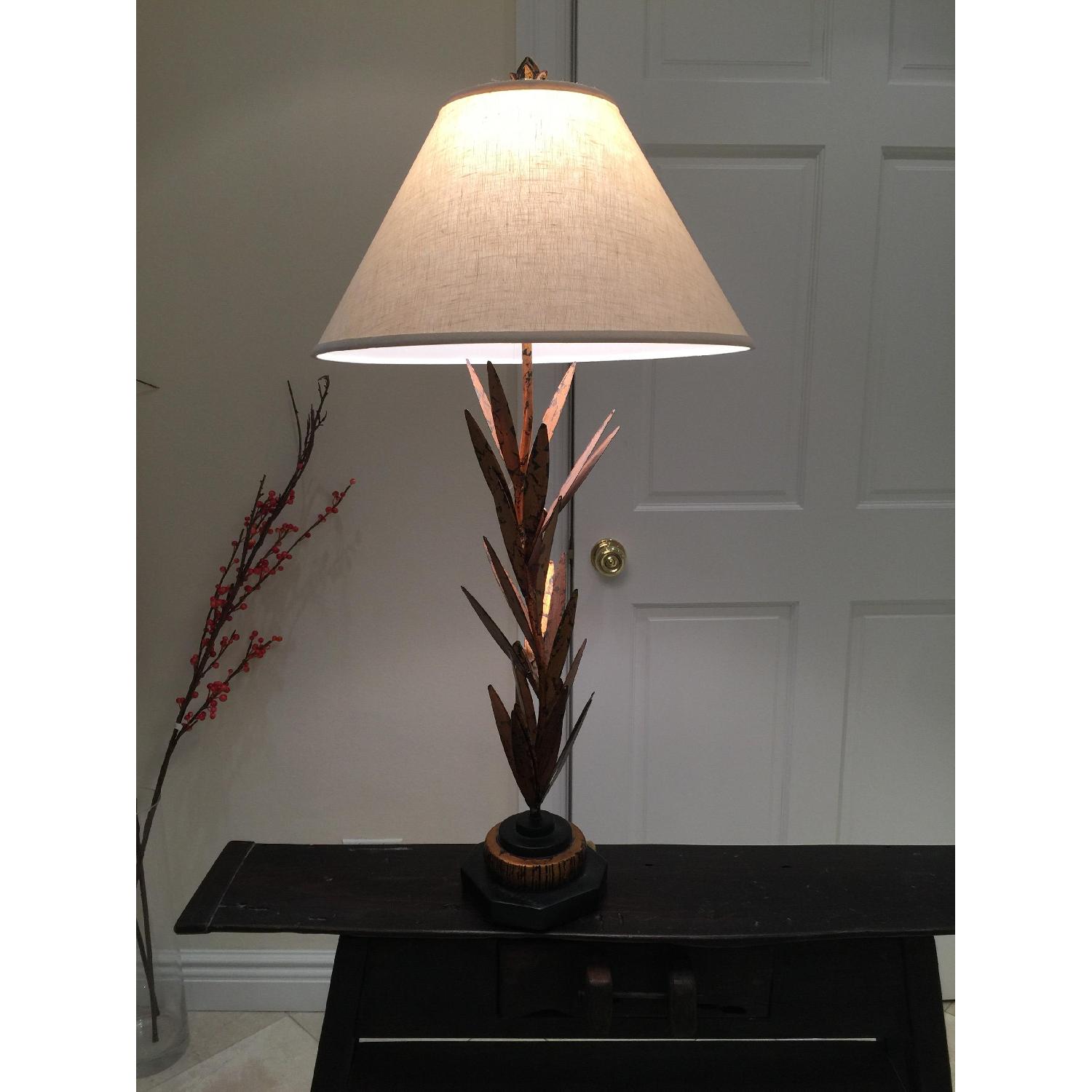 Black & Brown Base Table Lamp - image-4