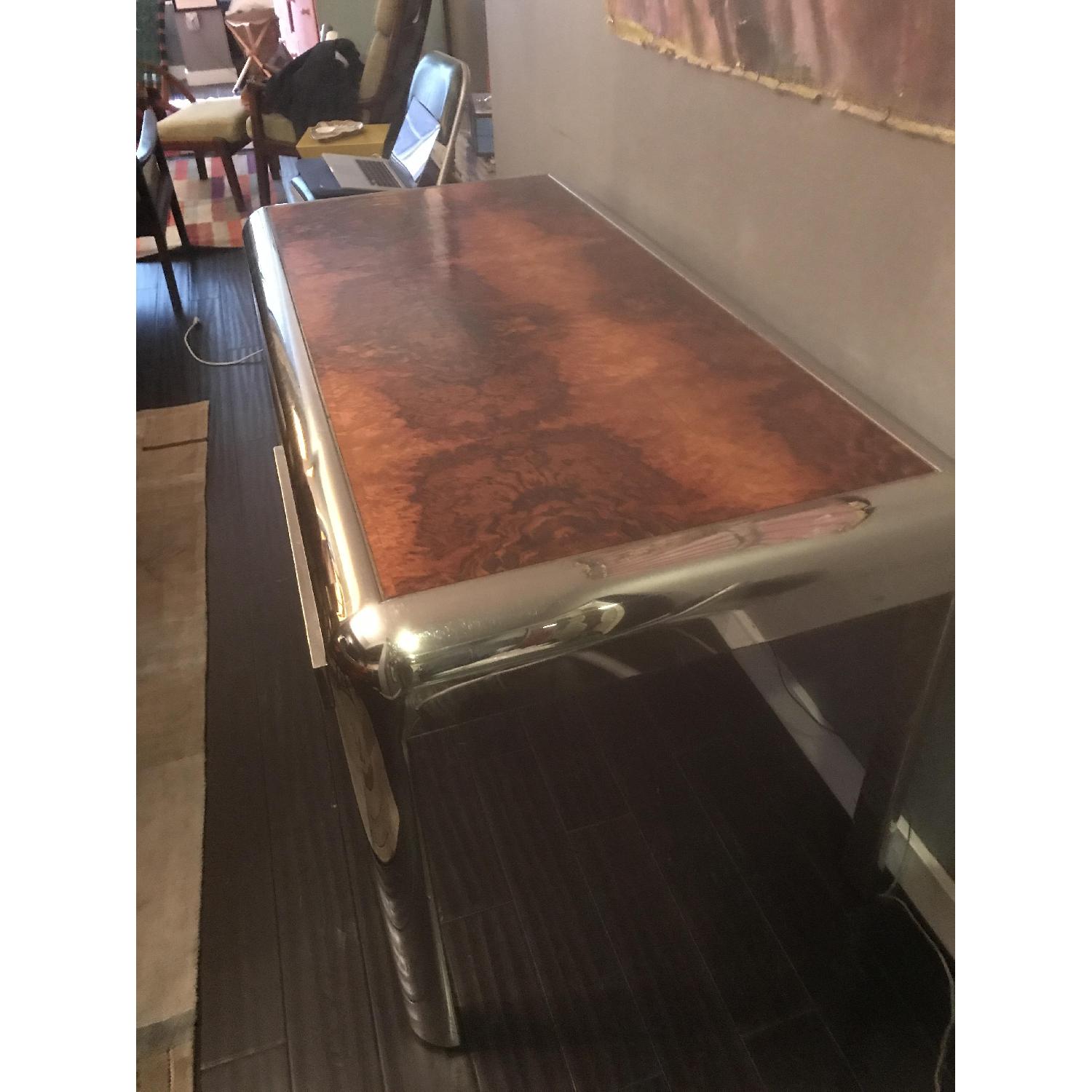 1970's Chrome Desk/Table - image-2