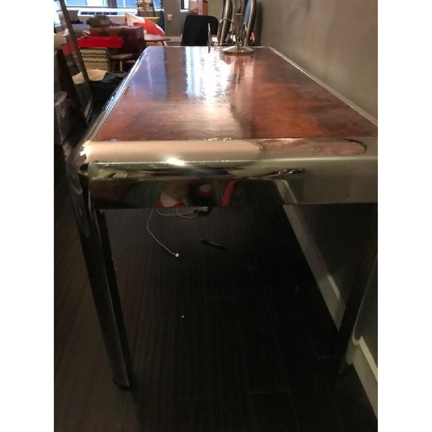 1970's Chrome Desk/Table - image-5