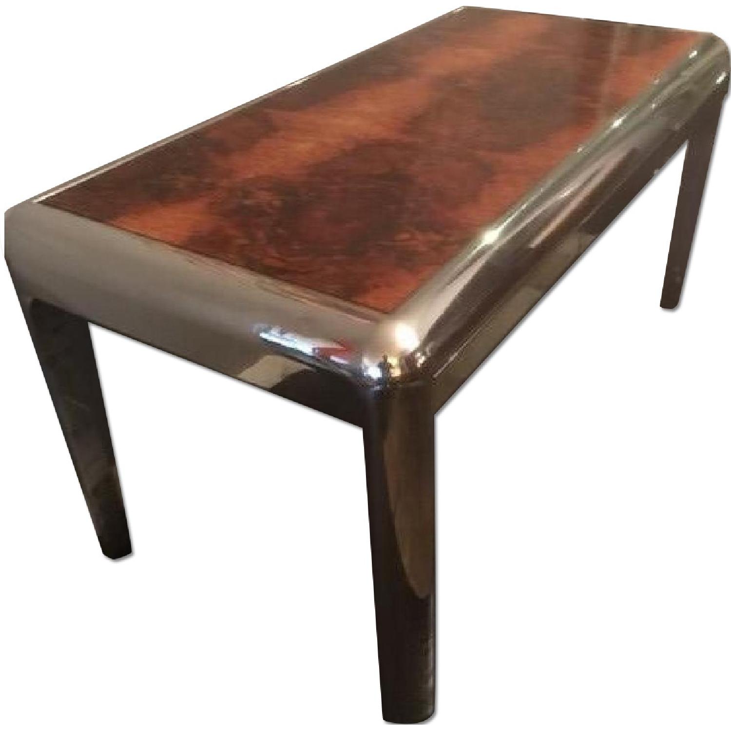 1970's Chrome Desk/Table - image-0