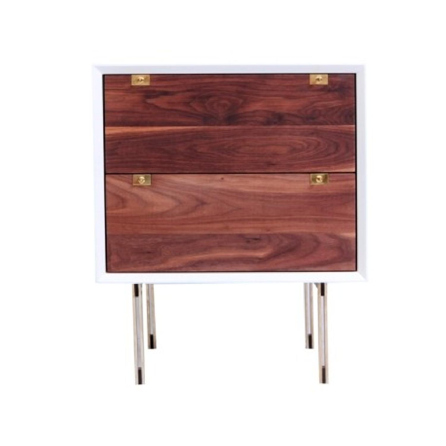 Organic Modernism Mid-Century Style nightstand - image-0
