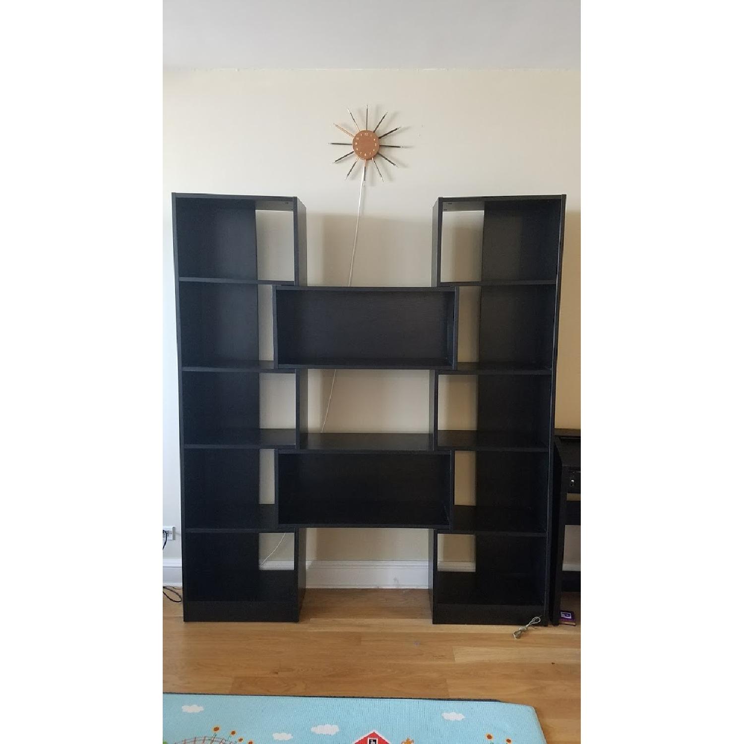 Crate & Barrel Puzzle Bookcase - image-1