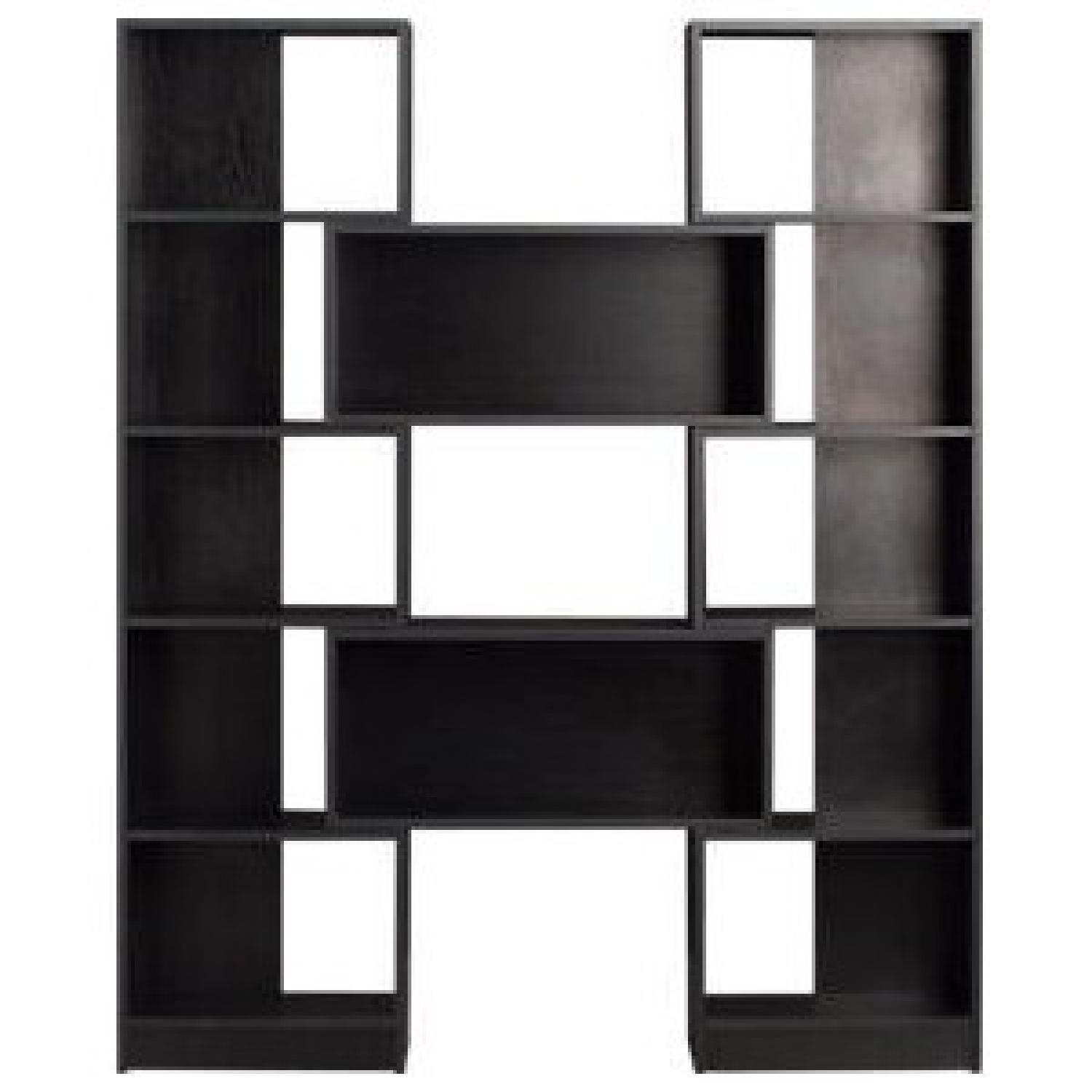 Crate & Barrel Puzzle Bookcase - image-0