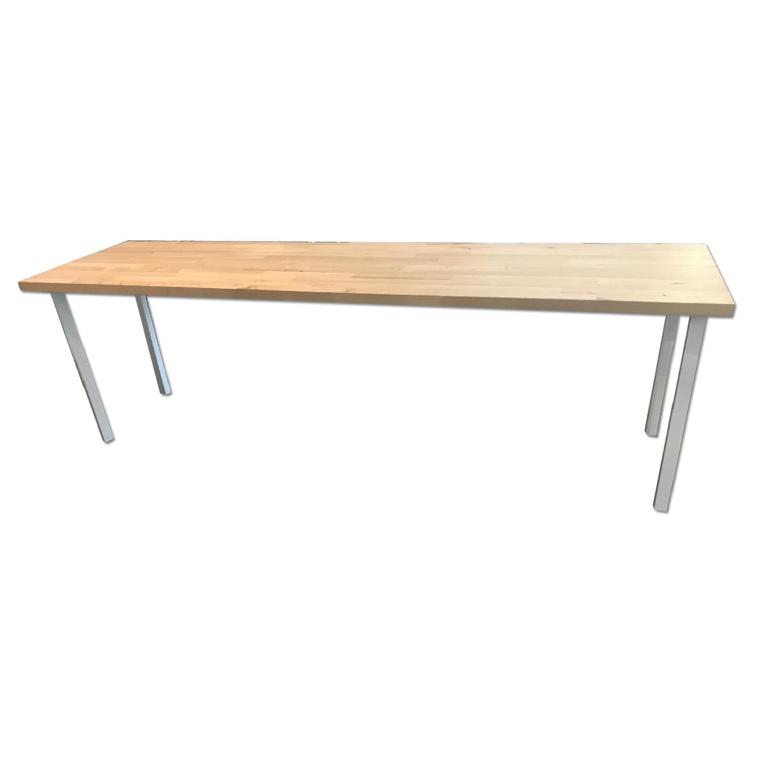 Custom Large Wood Table - image-0