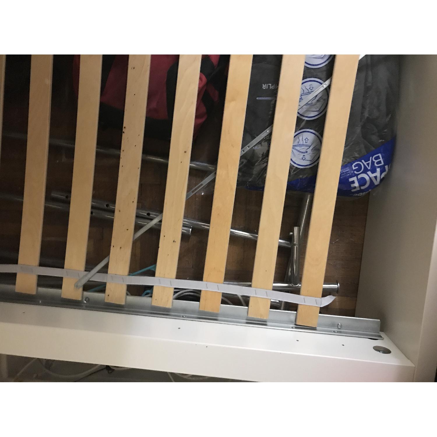 Ikea Malm White Queen Bed Frame w/ Slatted Base - image-6