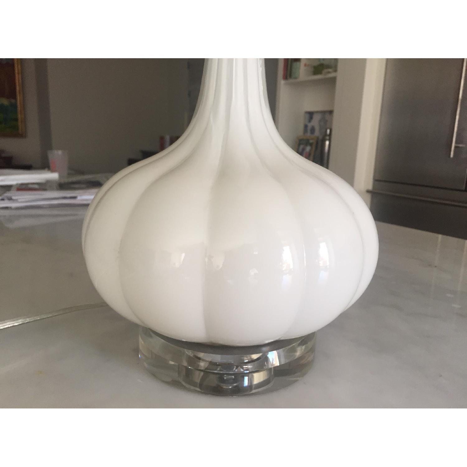 Shades of Light Glass Melon Lamp - image-2