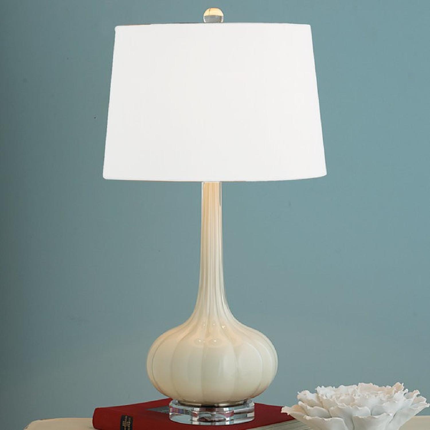 Shades of Light Glass Melon Lamp - image-5