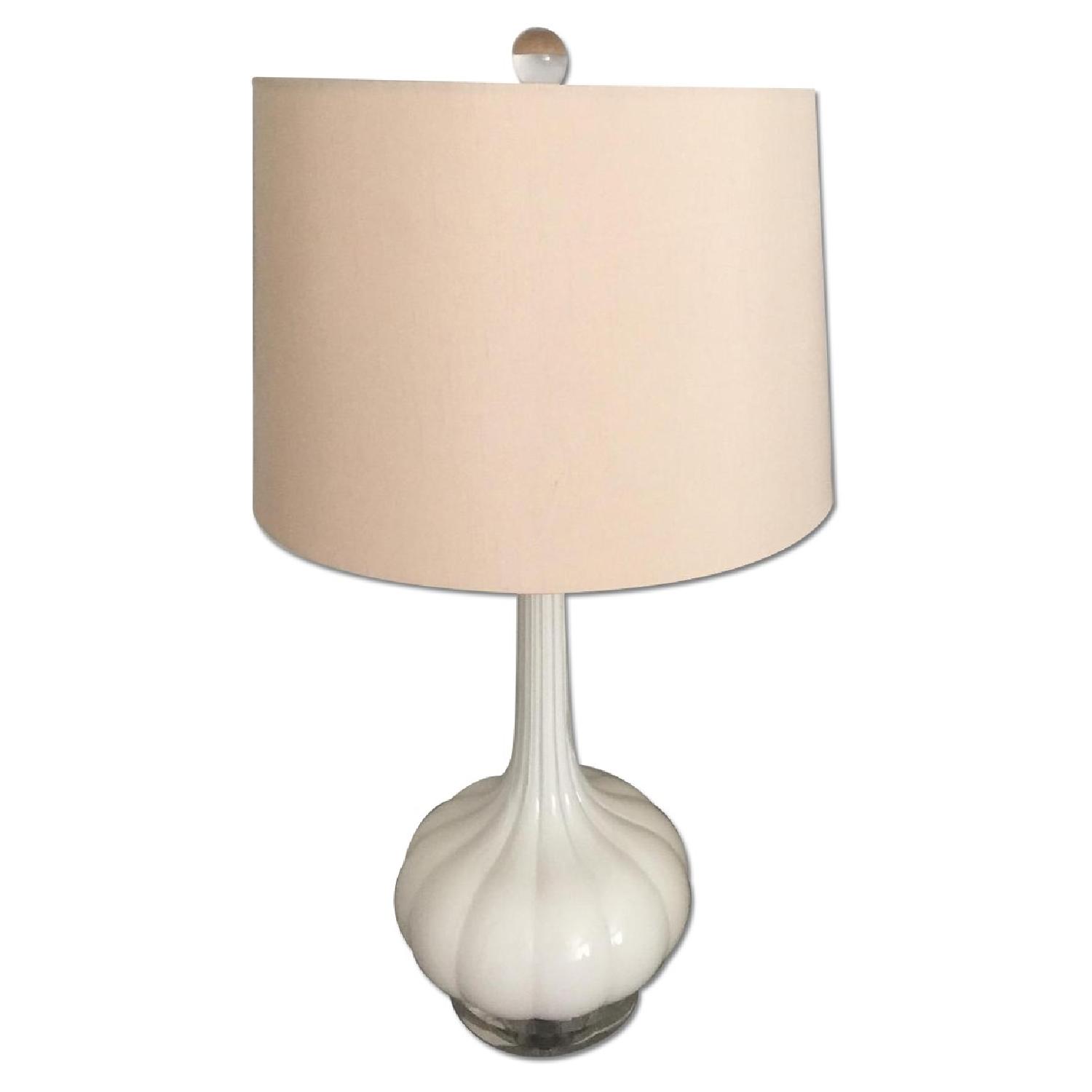 Shades of Light Glass Melon Lamp - image-0