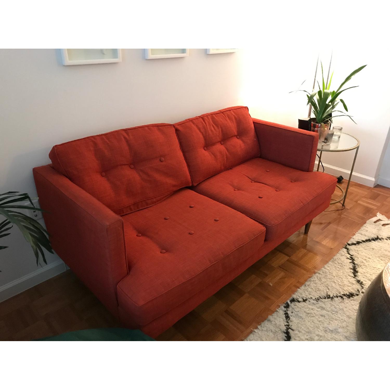 West Elm Peggy Mid-Century Loveseat - image-2
