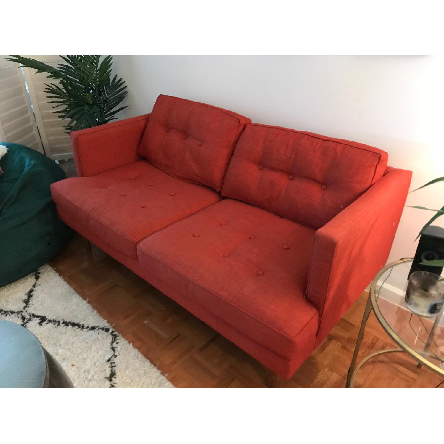 West Elm Peggy Mid-Century Loveseat - image-3