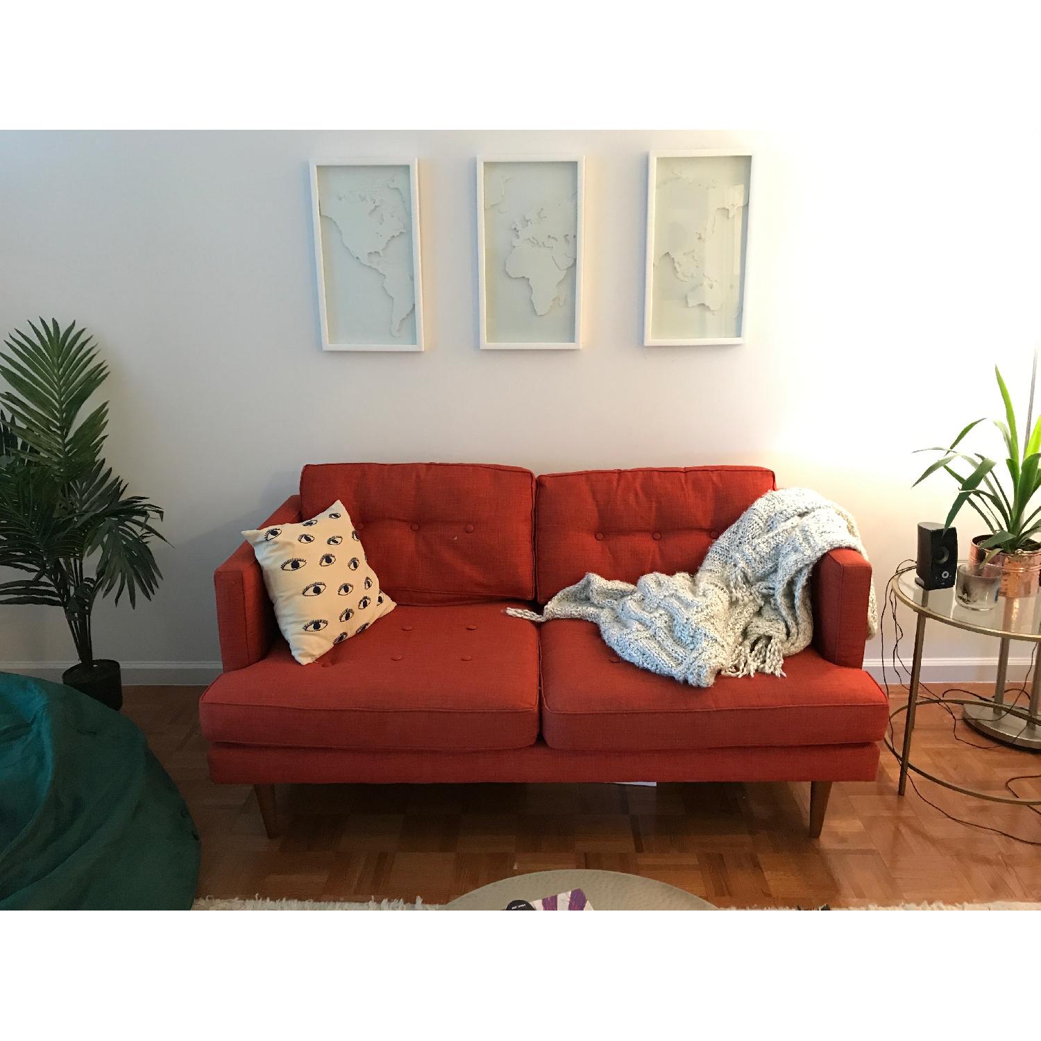 West Elm Peggy Mid-Century Loveseat - image-4