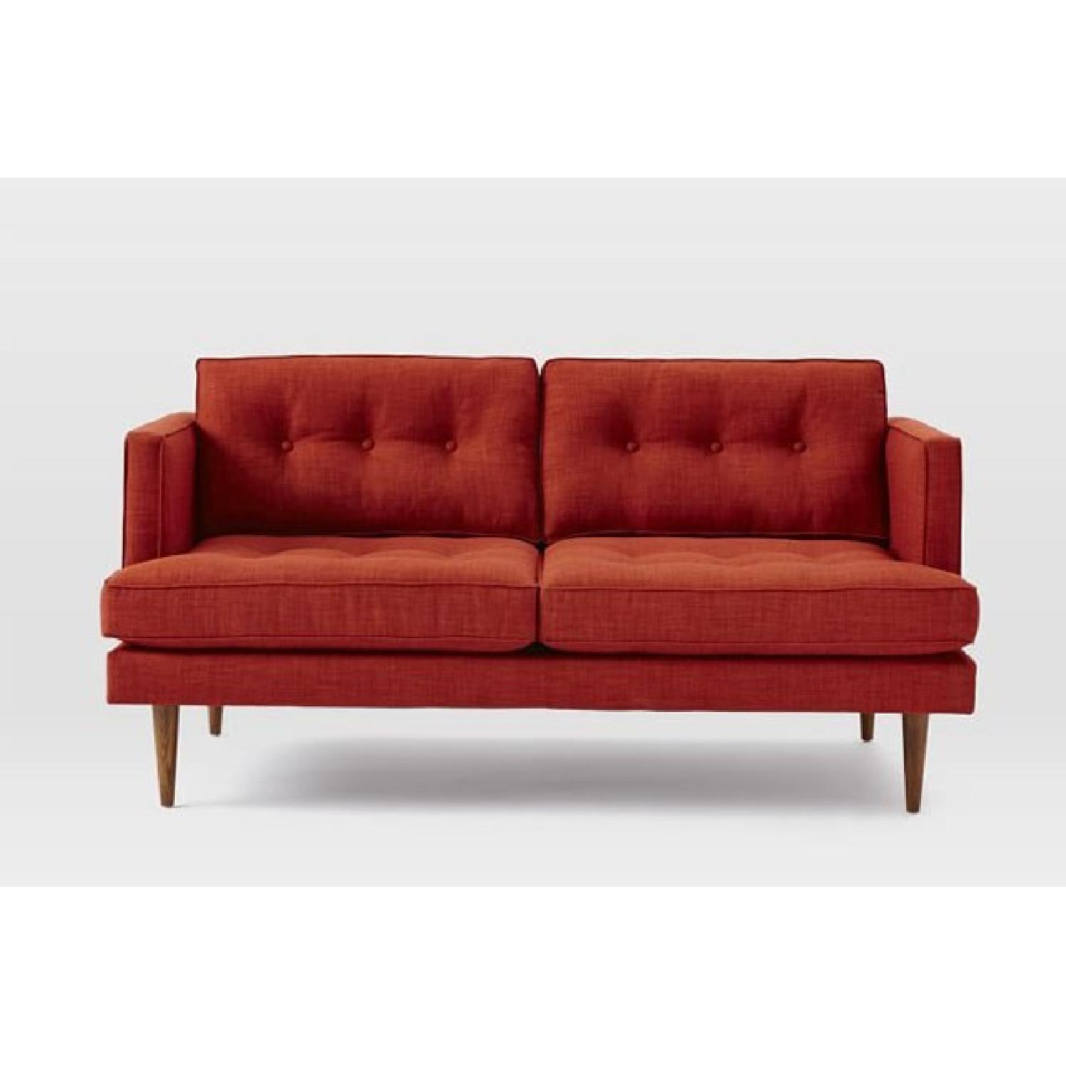 West Elm Peggy Mid-Century Loveseat