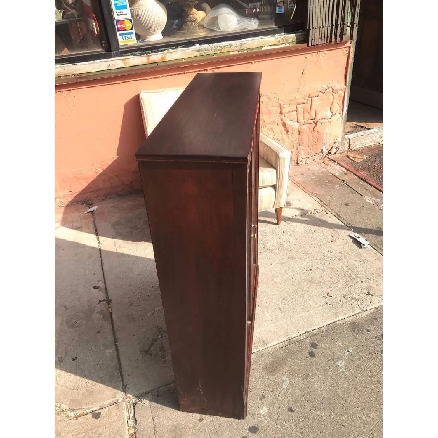 Antique 1940s Mahogany Bookcase/Cabinet - image-5