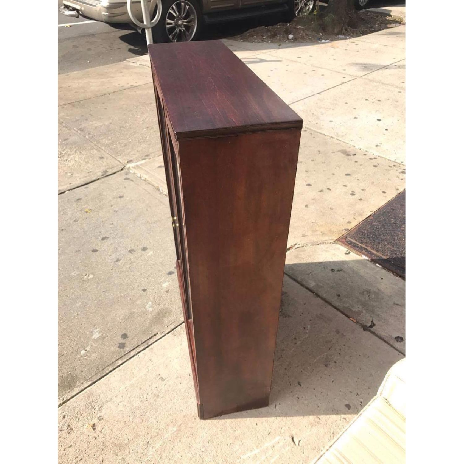 Antique 1940s Mahogany Bookcase/Cabinet - image-7