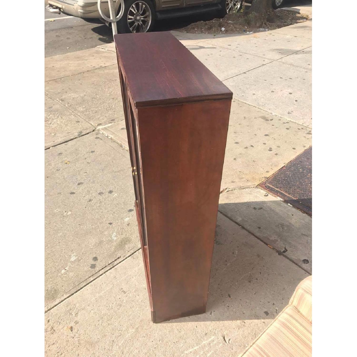 Antique 1940s Mahogany Bookcase/Cabinet - image-8