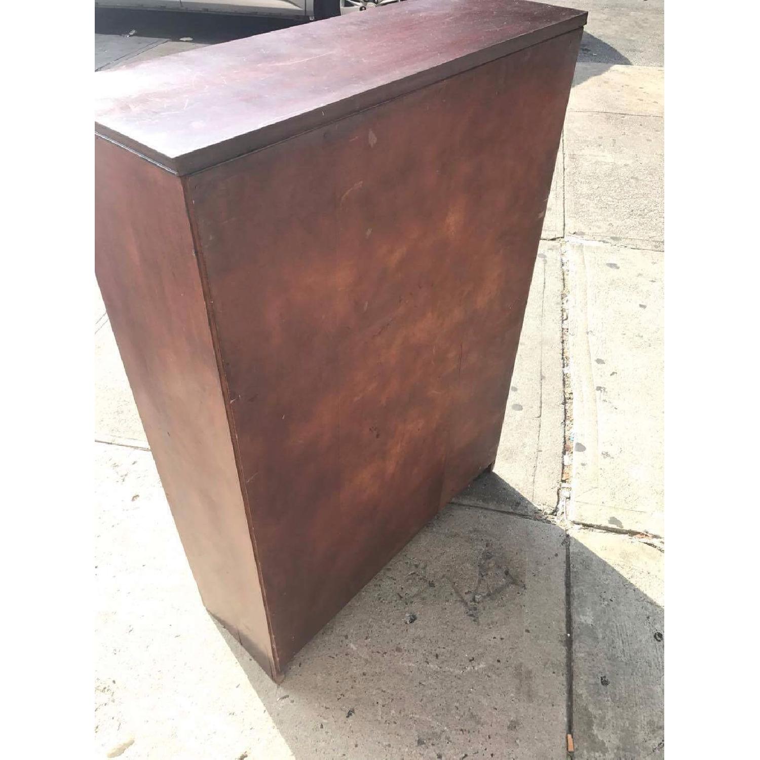 Antique 1940s Mahogany Bookcase/Cabinet - image-9