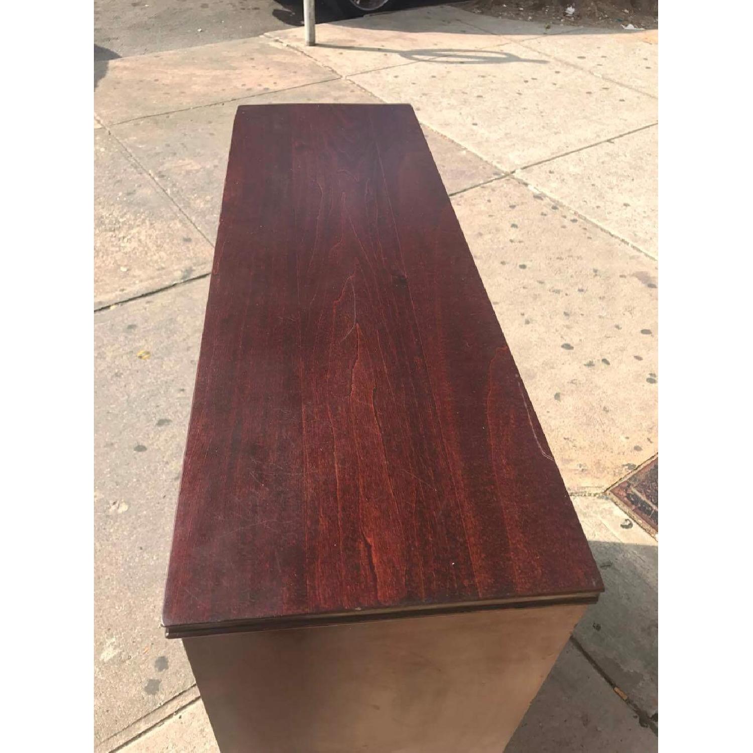 Antique 1940s Mahogany Bookcase/Cabinet - image-11
