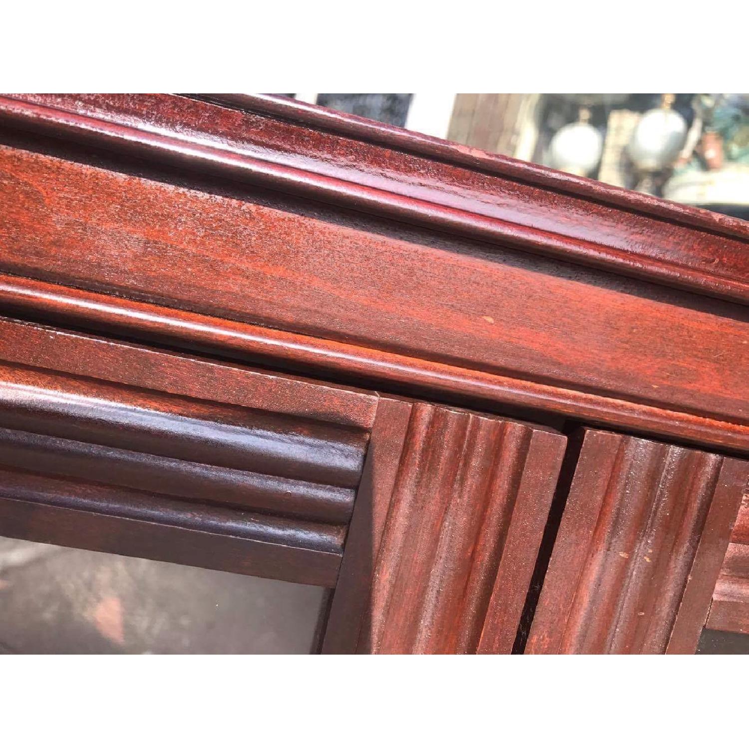 Antique 1940s Mahogany Bookcase/Cabinet - image-14