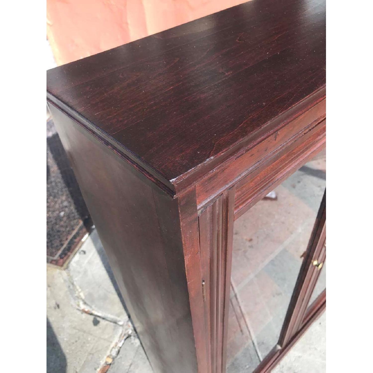 Antique 1940s Mahogany Bookcase/Cabinet - image-19