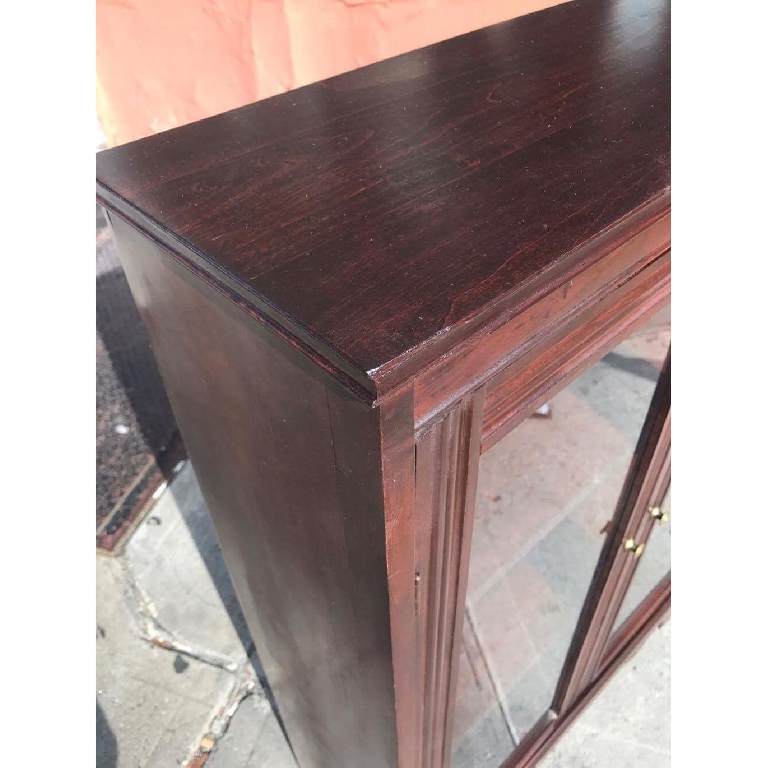 Antique 1940s Mahogany Bookcase/Cabinet - image-20
