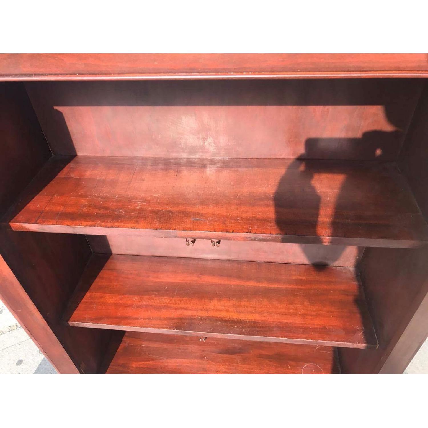 Antique 1940s Mahogany Bookcase/Cabinet - image-23