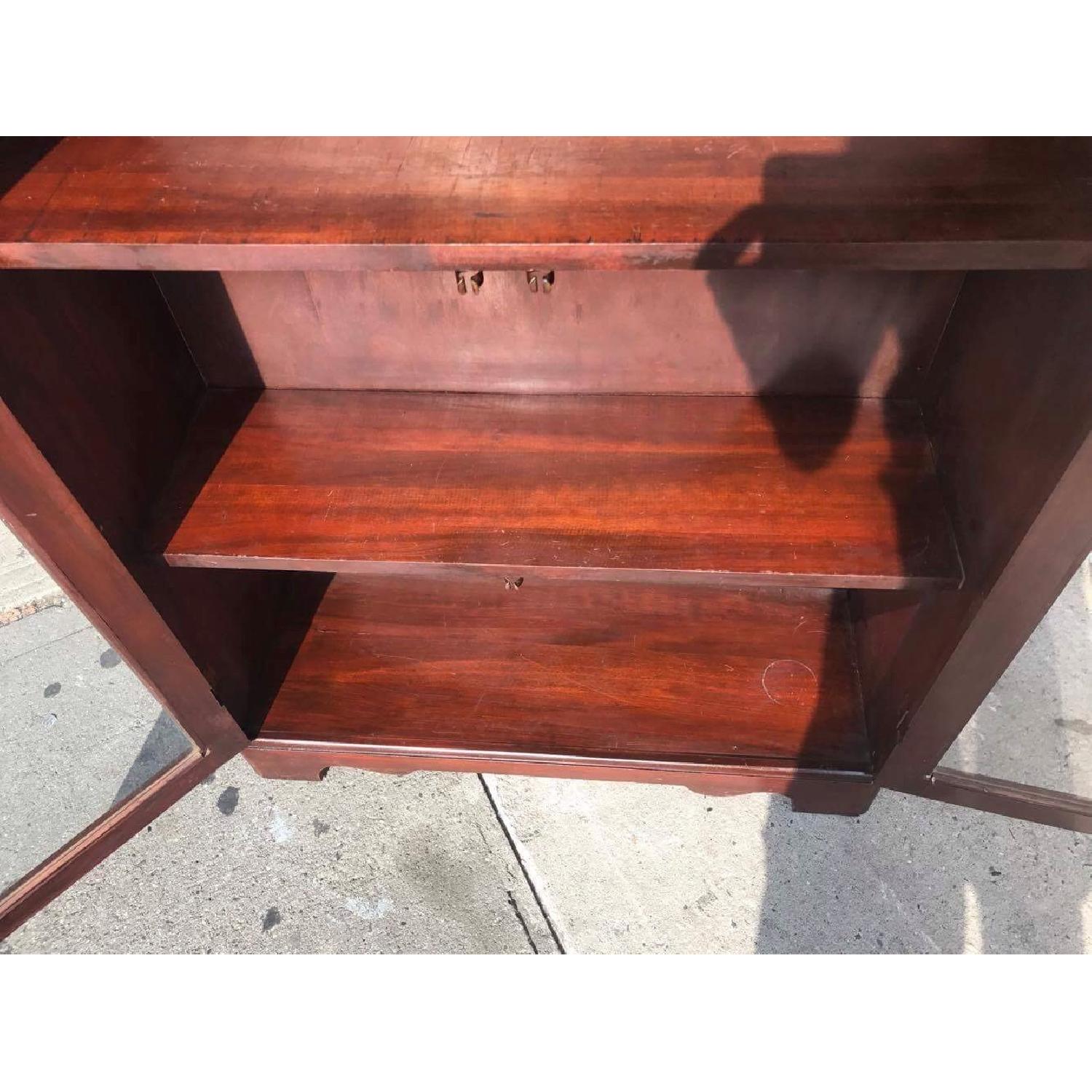 Antique 1940s Mahogany Bookcase/Cabinet - image-24