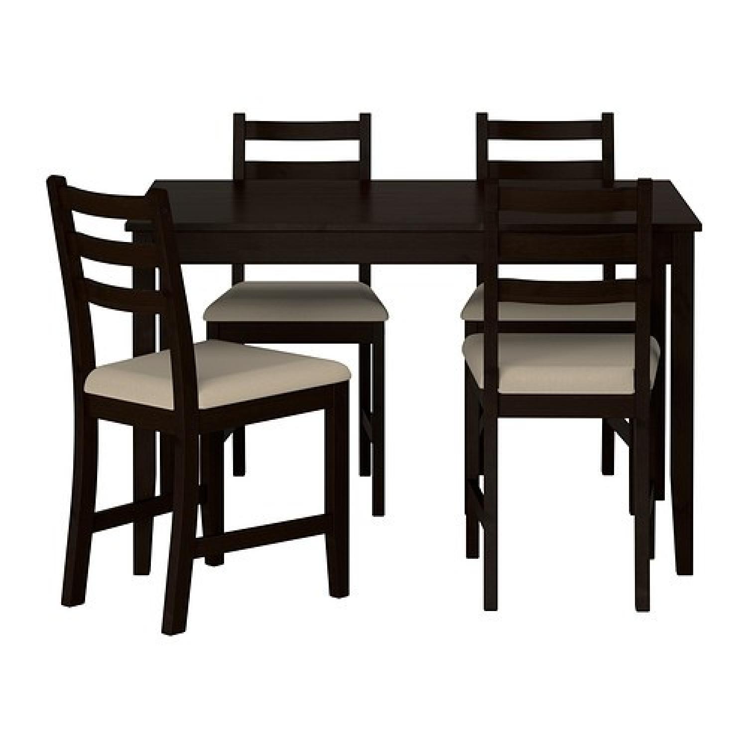 Ikea Bjursta Dining Table w/ 4 Chairs - image-0