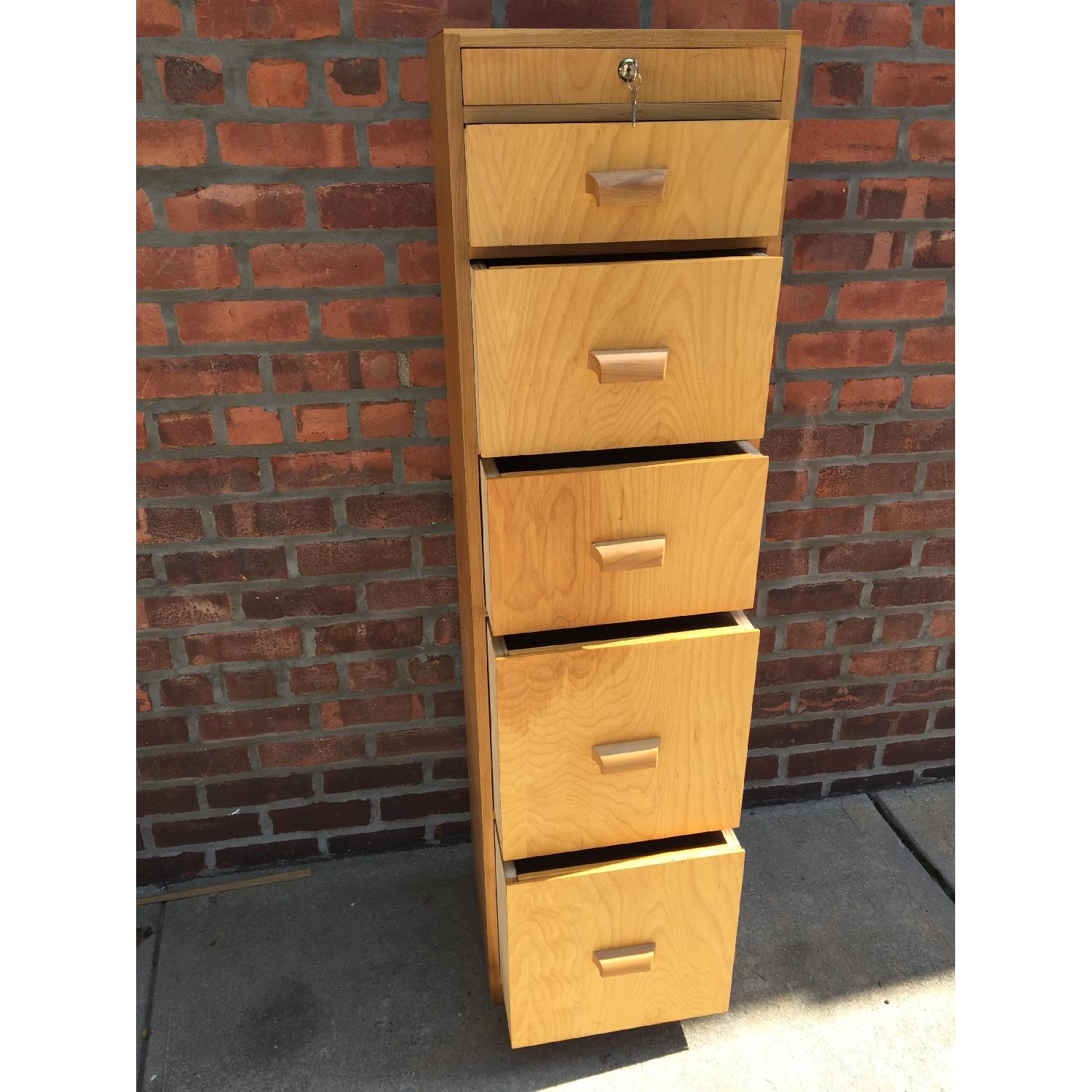 Wood Chest of 5 Drawers - image-3