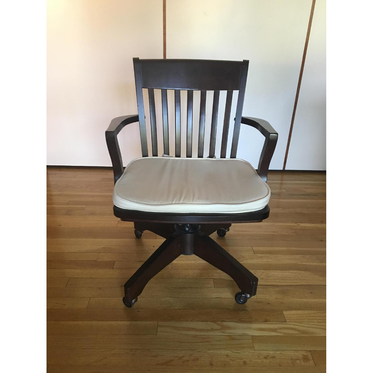 Pottery Barn Swivel Desk Armchair - image-1