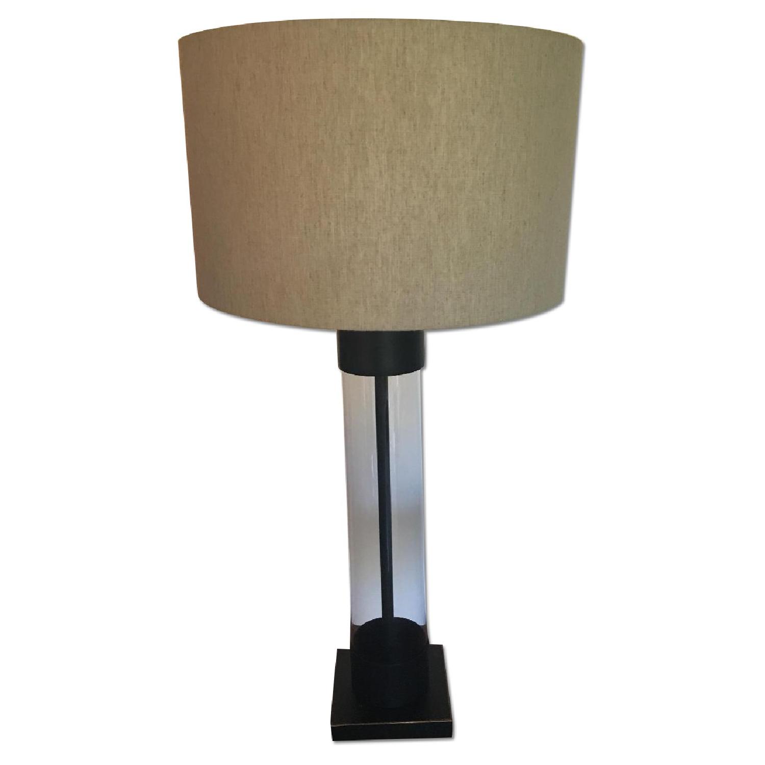 One Kings Lane Glass Tube Lamp - image-0