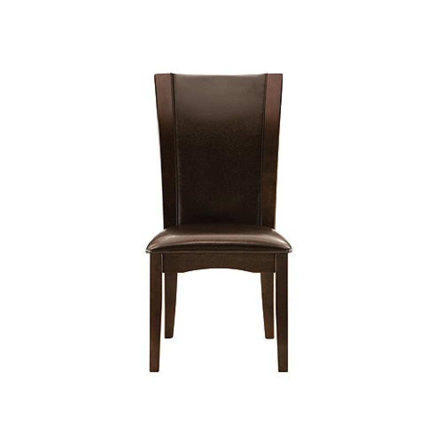 Raymour & Flanigan Glass Dining Table w/ 5 Chairs - image-5