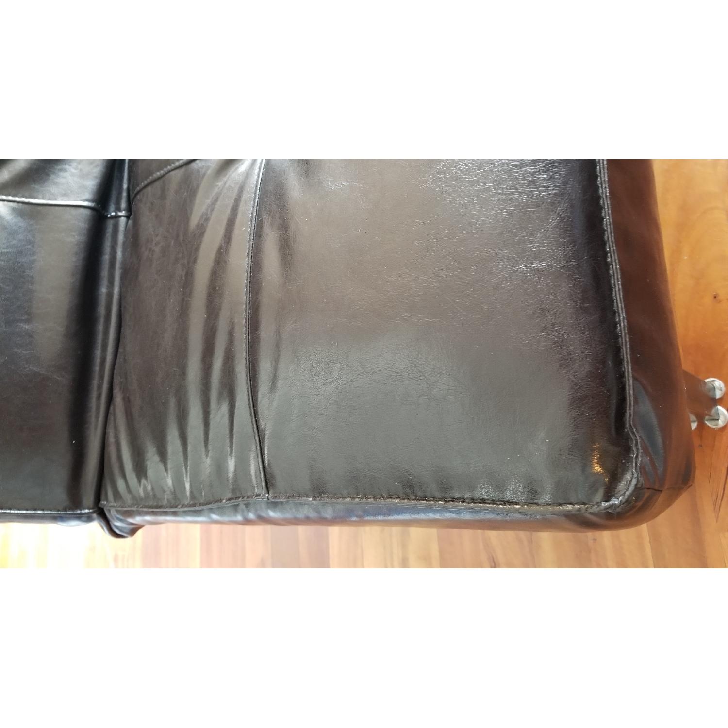 Pier 1 Faux Leather Futon - image-3