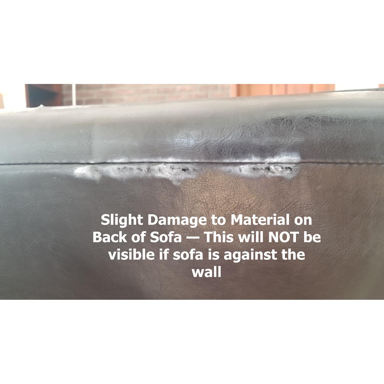 Pier 1 Faux Leather Futon - image-6