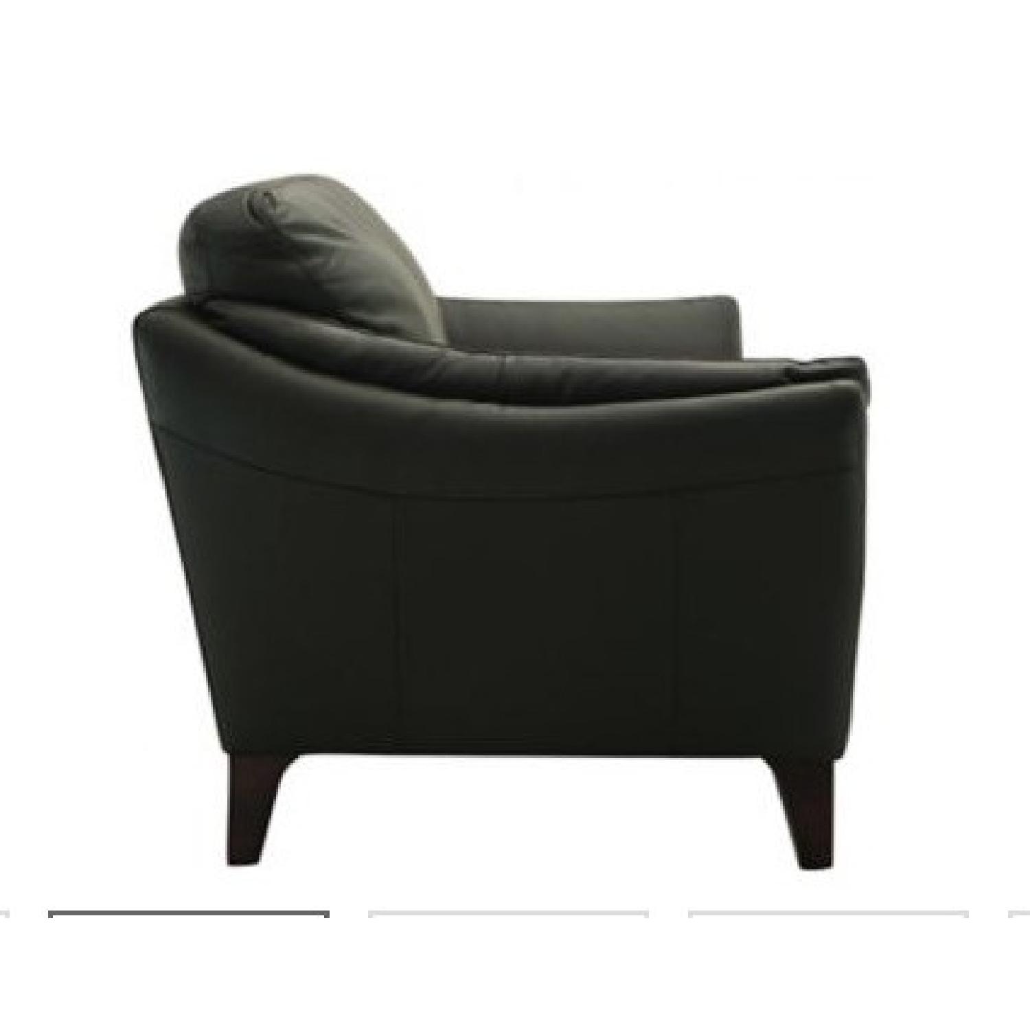 Raymour & Flanigan Leather Sofa + Loveseat - image-2