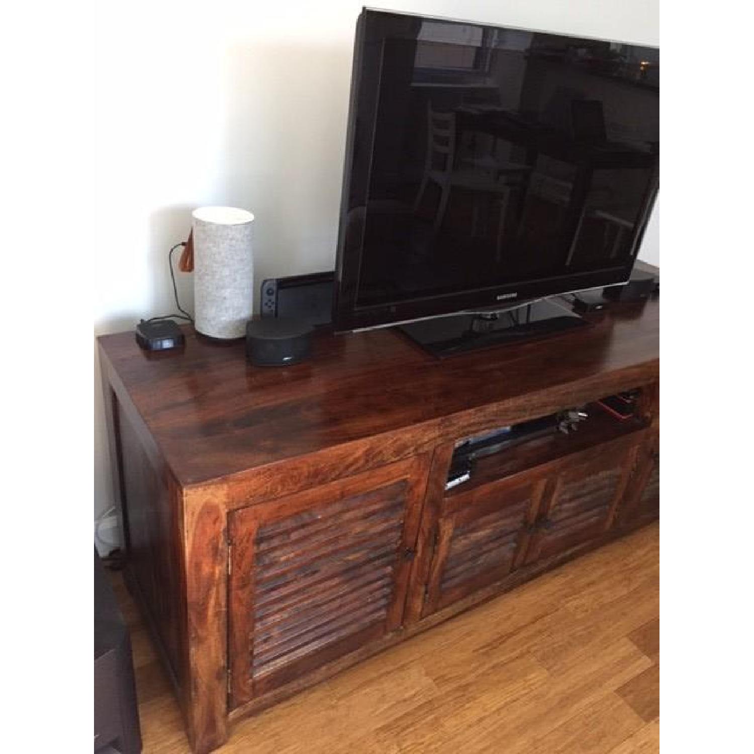 Walnut Media Cabinet - image-2