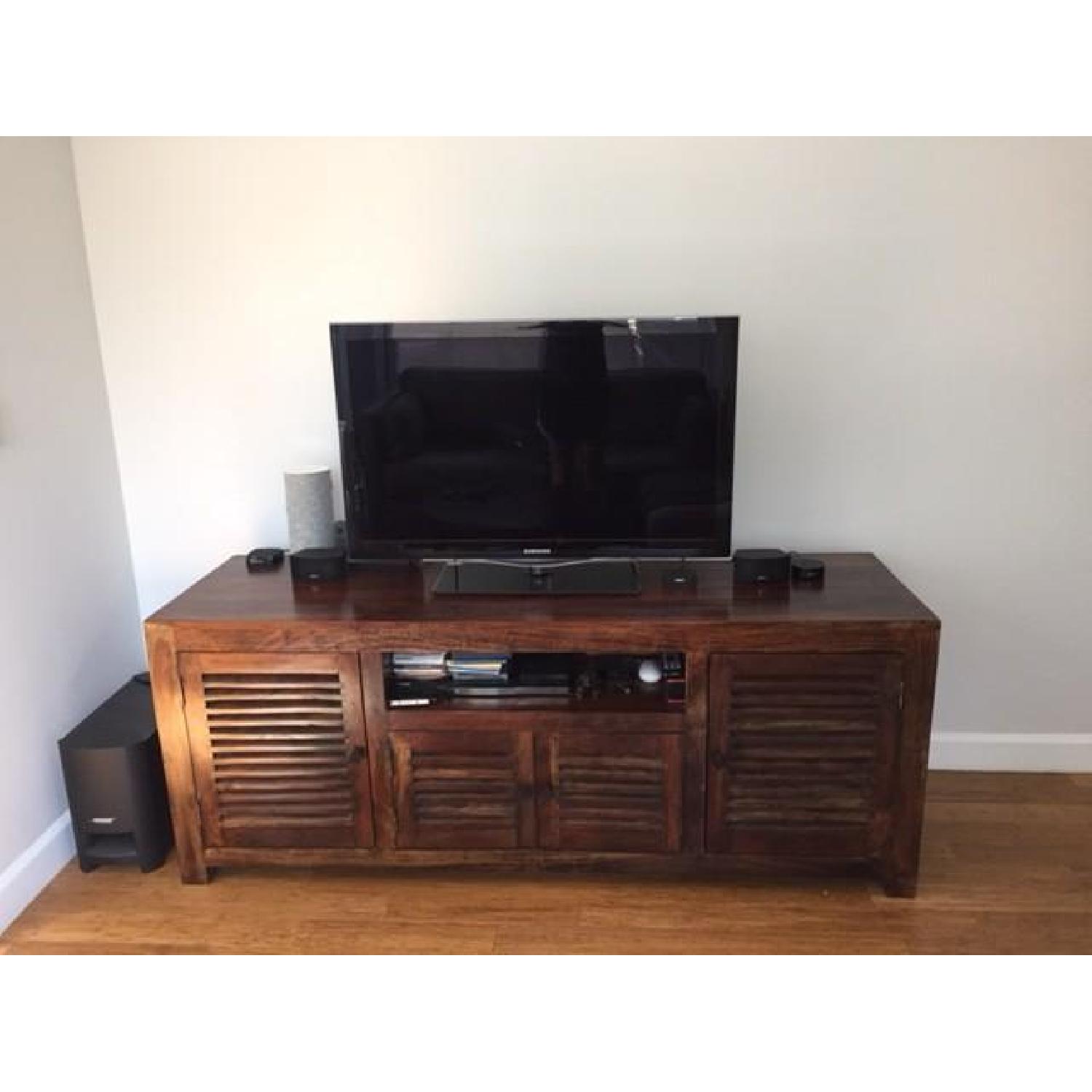 Walnut Media Cabinet - image-3