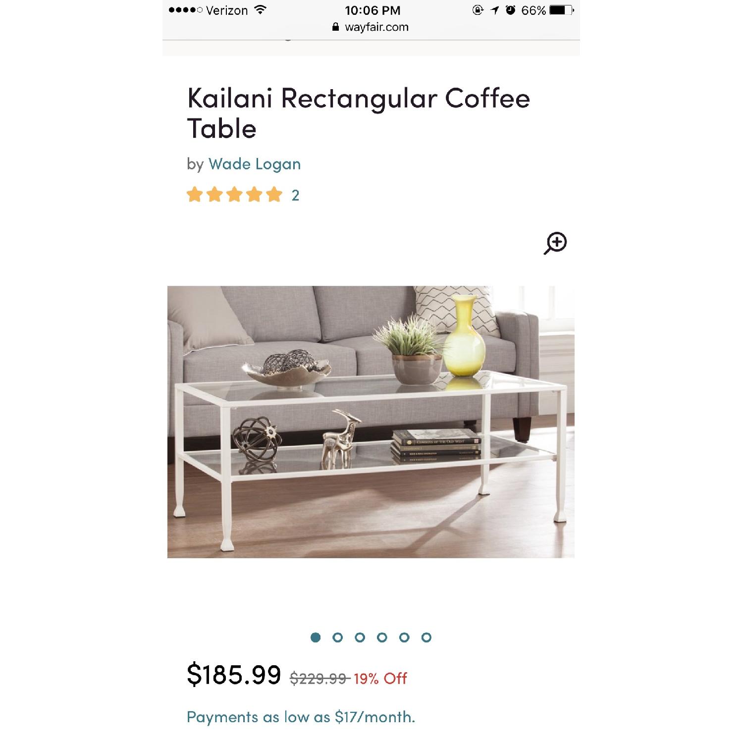 Wayfair Kailani Rectangular Coffee Table - image-5