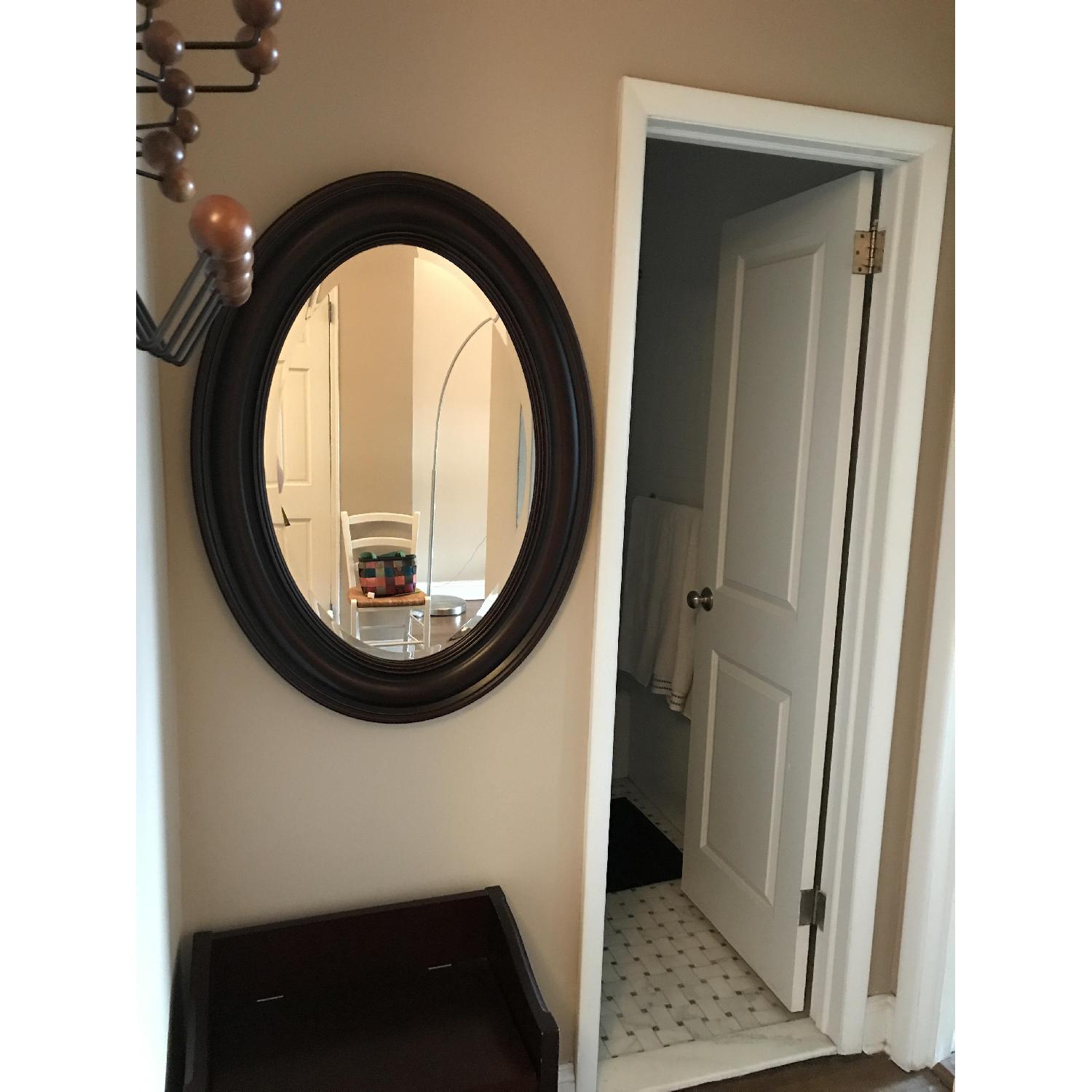 Pottery Barn Oval Mirror - image-2