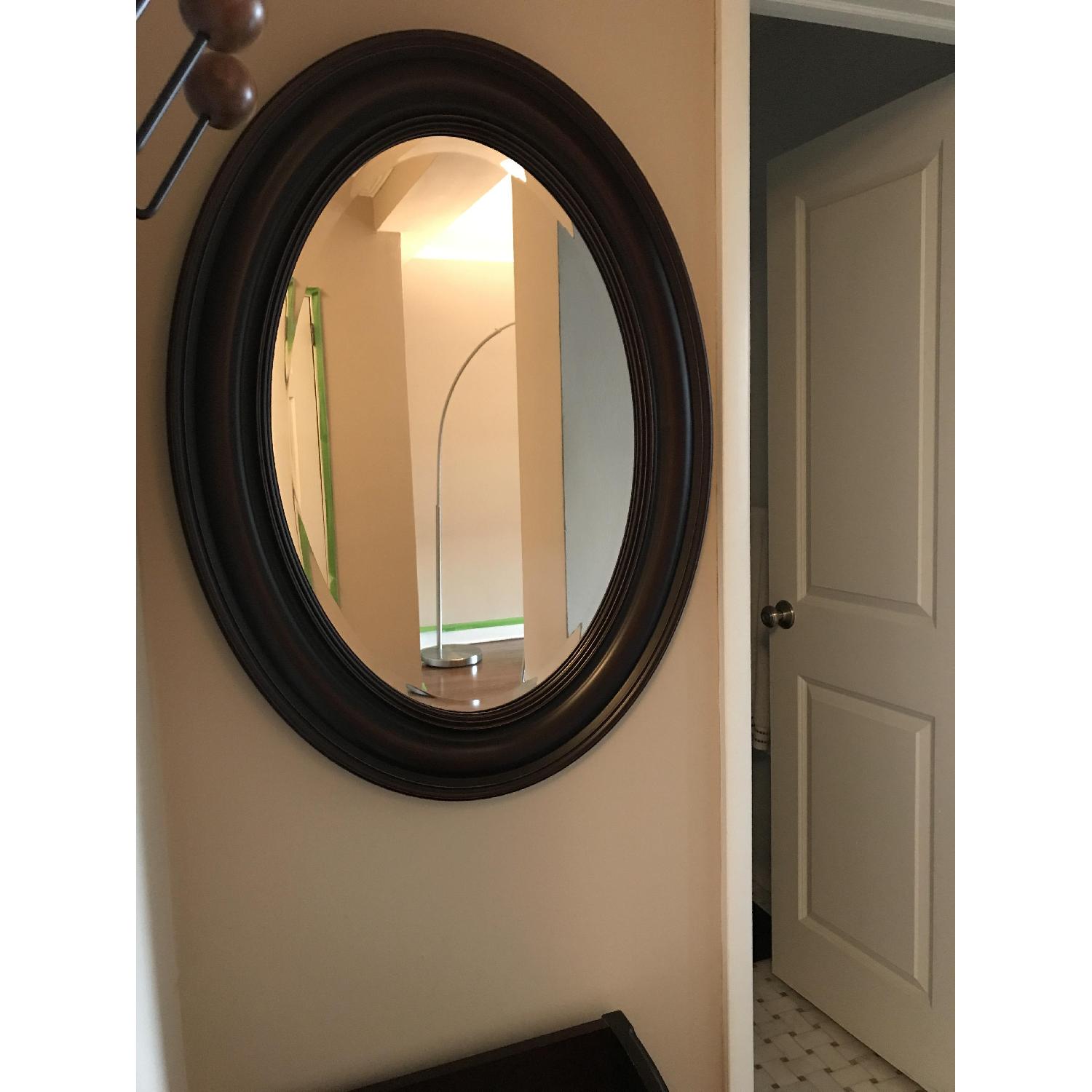Pottery Barn Oval Mirror - image-4