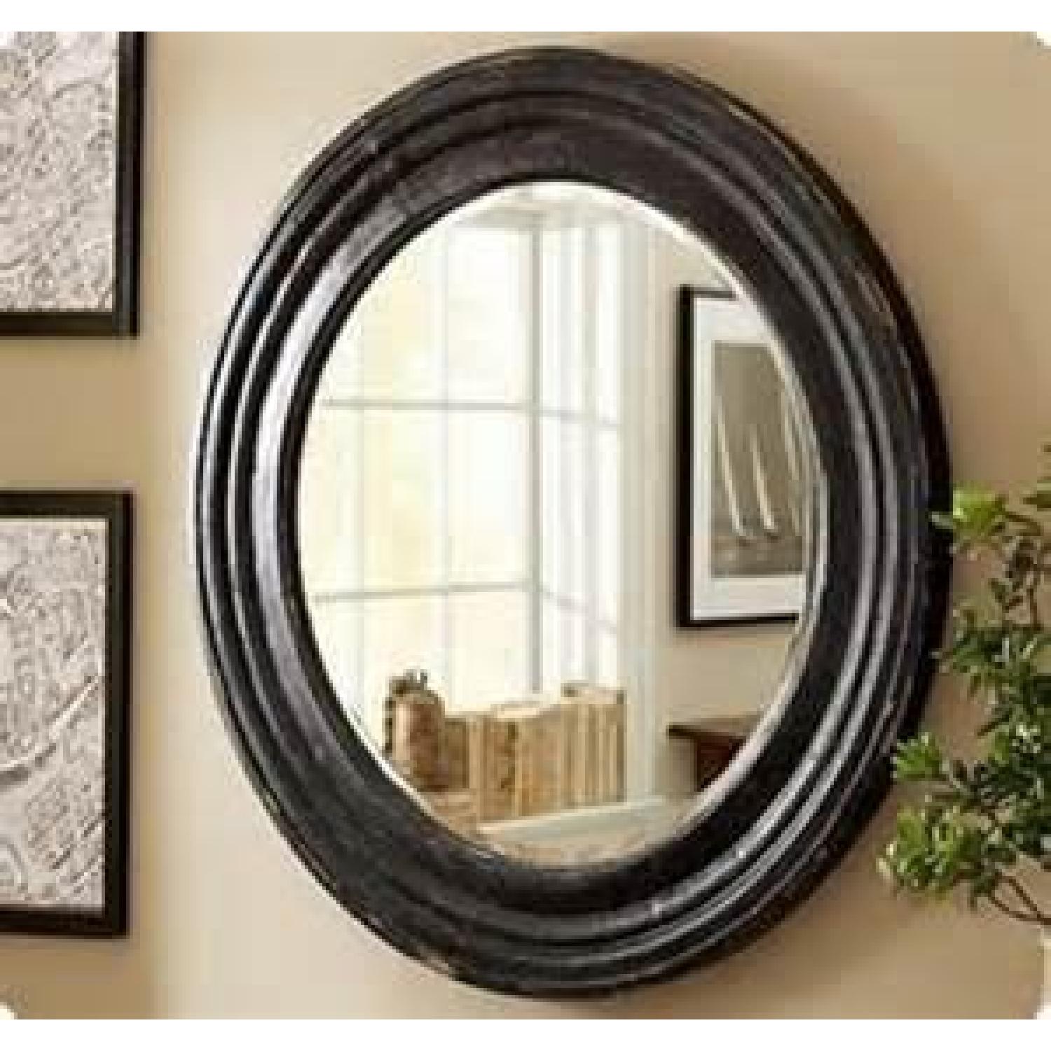 Pottery Barn Oval Mirror - image-5