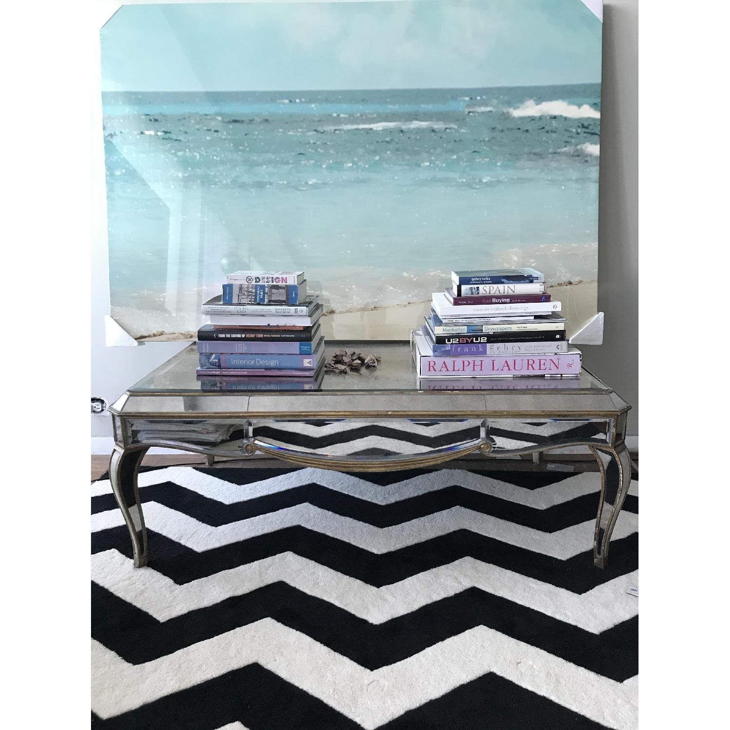 Mirrored Vintage Style Coffee Table - Thumbnail 2