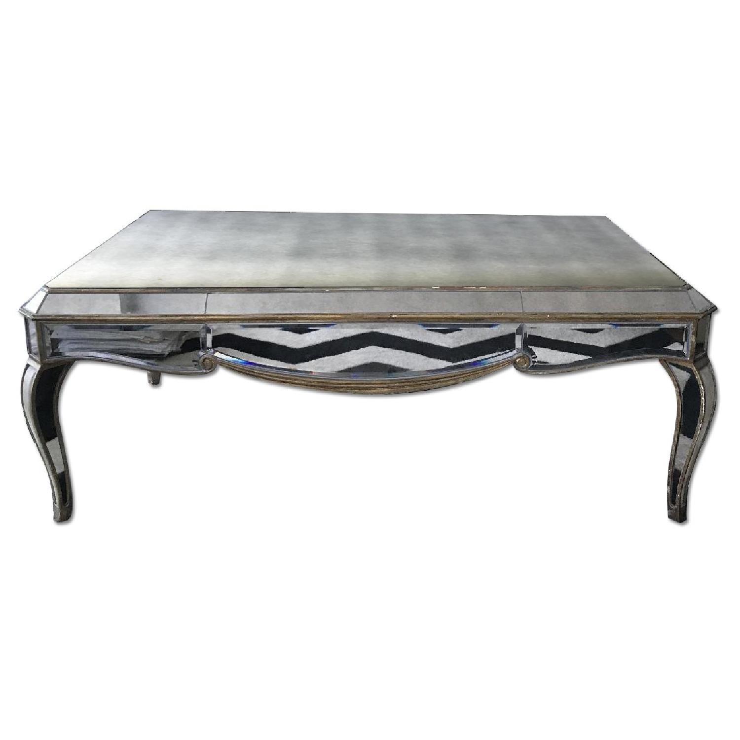 Mirrored Vintage Style Coffee Table