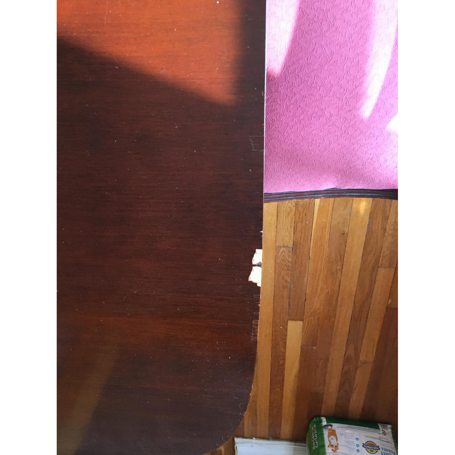 Antique Mahogany Dining Table w/ 6 Chairs - image-4