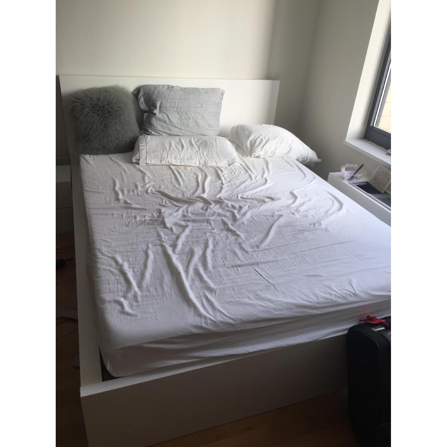 Ikea Brimnes Queen Bed Frame + Nightstand - image-3