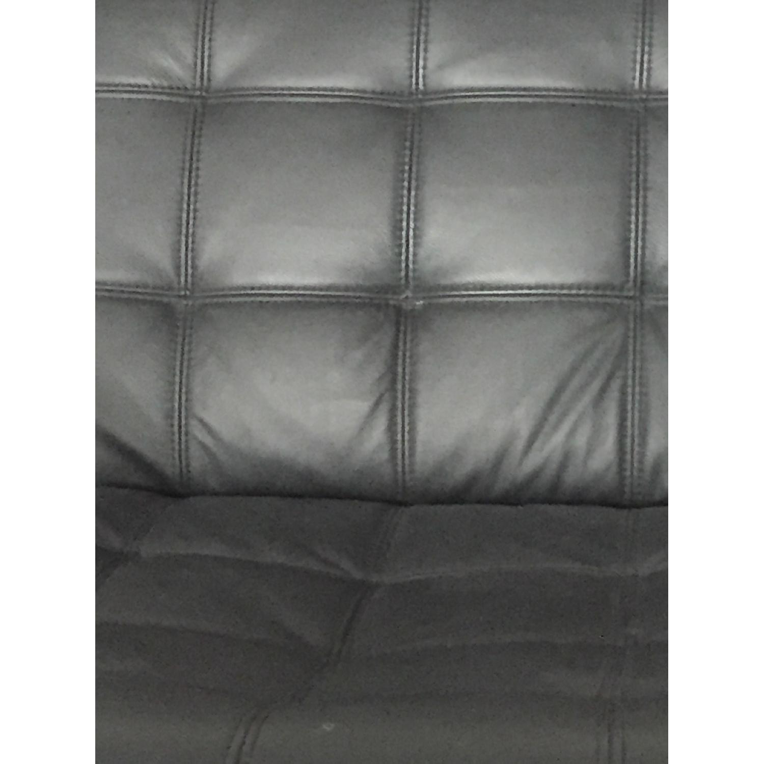 Modani Tufted Leather Lounge Chair - image-2